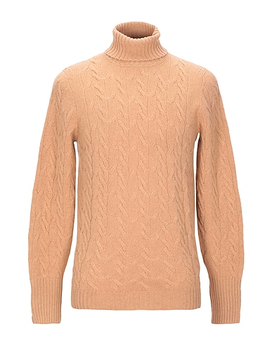 DRUMOHR Polo neck Camel 100% Wool
