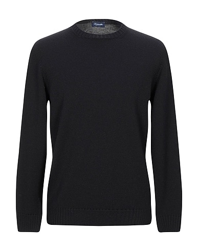 DRUMOHR Sweater Black 100% Merino Wool