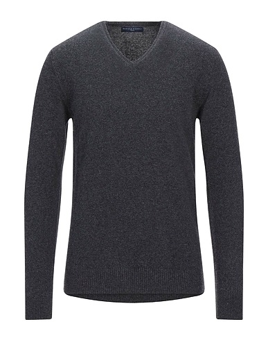 DANIELE FIESOLI Pullover Antracite 90% Lana Merinos, 10% Cachemire