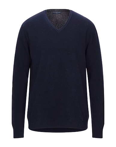 DANIELE FIESOLI Sweater Midnight blue 90% Merino Wool, 10% Cashmere