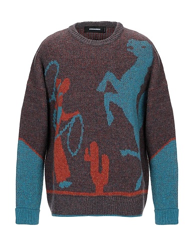 DSQUARED2 Jumper Brown 100% Wool