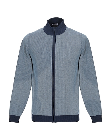 GIOFERRARI Cardigan Midnight blue 80% Cotton, 20% Acrylic