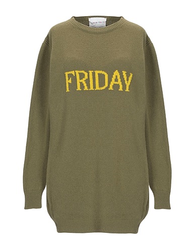 ALBERTA FERRETTI Jumper Military green 70% Virgin Wool, 30% Cashmere