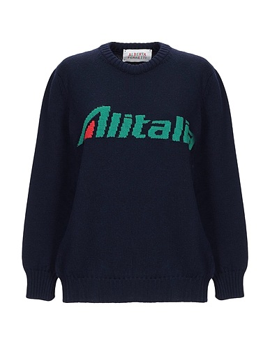 ALBERTA FERRETTI Sweater Midnight blue 100% Virgin Wool