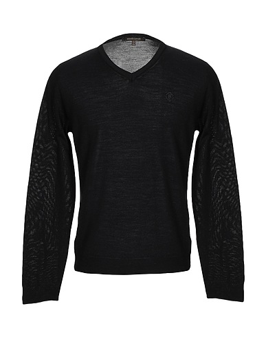 ROBERTO CAVALLI Pullover Schwarz 100% Wolle