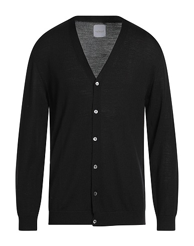 BELLWOOD Cardigan Black 100% Merino Wool