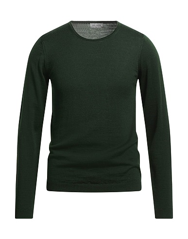 DANIELE ALESSANDRINI HOMME Pullover Verde 50% Acrilico, 50% Lana