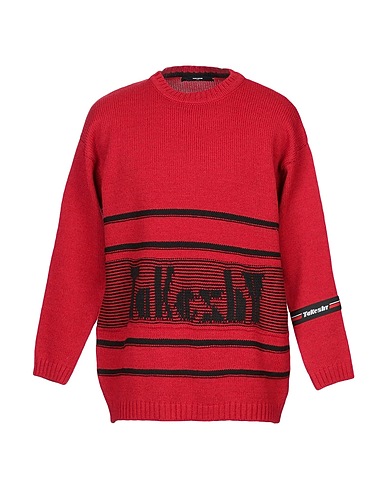 TAKESHY KUROSAWA Pullover Rouge 75% Acrylique, 10% Laine, 10% Viscose, 5% Laine d'alpaga