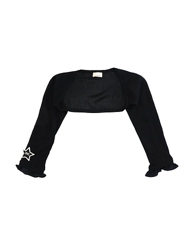 ELISABETTA FRANCHI Shrug Black 70% Wool, 30% Silk