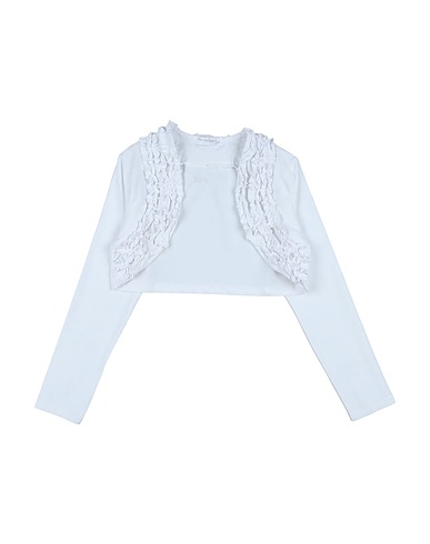 ARTIGLI Girl Shrug White 90% Cotton, 10% Elastane
