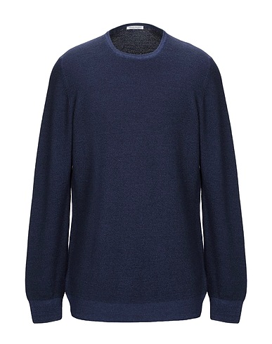 GRAN SASSO Jumper VINTAGE Midnight blue 100% Virgin Wool