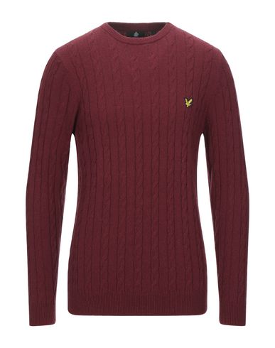 Lyle & Scott Sweaters In Maroon