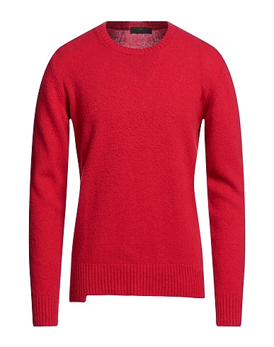 LUCQUES Pullover Rosso 100% Lana Merinos