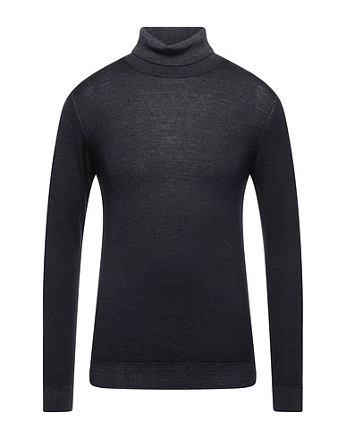 DANIELE FIESOLI Polo neck Charcoal 100% Merino Wool
