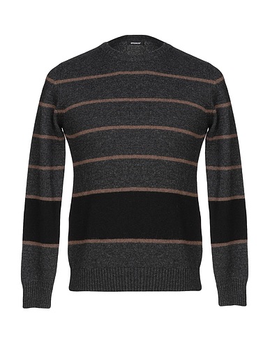 OFFICINA 36 Pullover Braungrau 70% Baby alpakawolle, 30% Polyamid