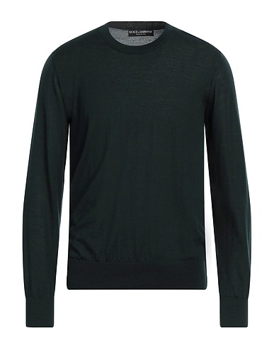 DOLCE&GABBANA Cashmere jumper Dark green 100% Cashmere