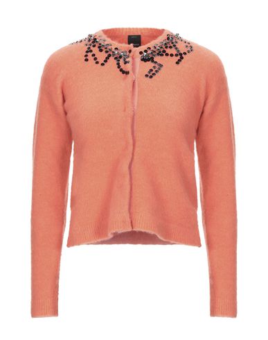 Shop Pinko Woman Cardigan Salmon Pink Size M Wool, Polyamide, Acrylic, Elastane, Glass