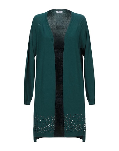 LIU •JO Cardigan Emerald green 62% Viscose, 38% Polyester