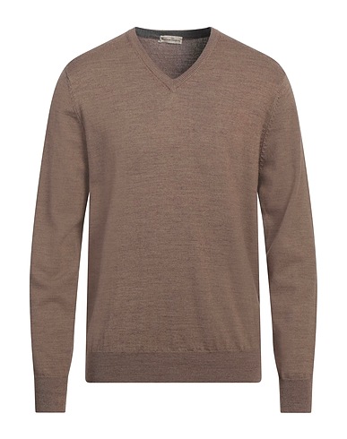 CASHMERE COMPANY Pullover Cammello 97% Lana Merino, 3% Elastan