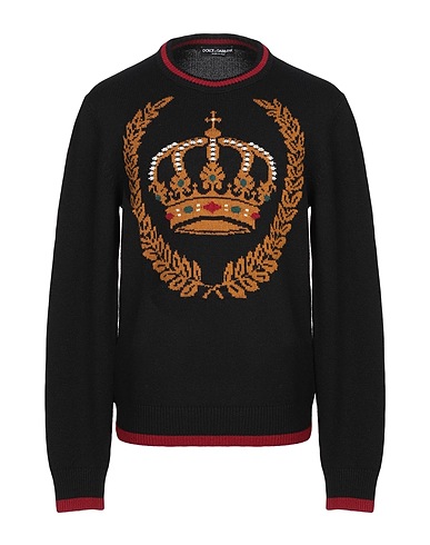 DOLCE&GABBANA Cashmere blend Black 87% Cashmere, 13% Virgin Wool