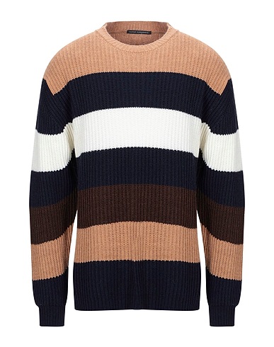 DANIELE ALESSANDRINI Sweater Sand 75% Acrylic, 10% Viscose, 10% Wool, 5% Alpaca wool