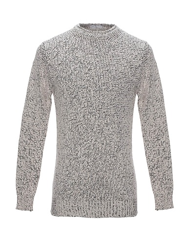 GREY DANIELE ALESSANDRINI Jumper Light grey 55% Polyamide, 45% Wool