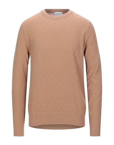 BALLANTYNE Jumper Camel 100% Wool