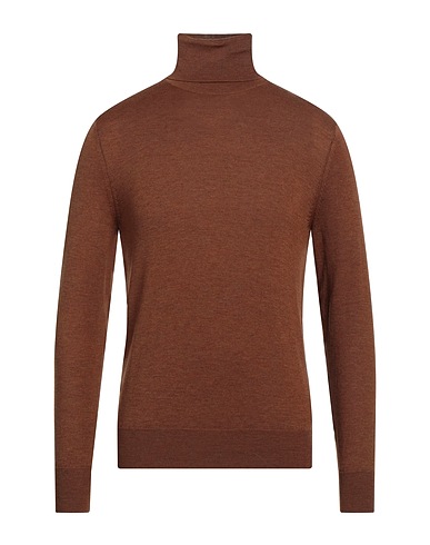 BALLANTYNE Turtleneck Brown 100% Wool