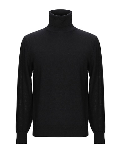 BALLANTYNE Rollkragenpullover Schwarz 100% Wolle