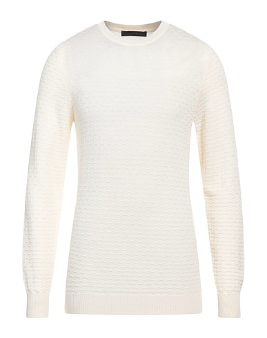 JEORDIE'S Jumper Ivory 50% Wool, 50% Acrylic