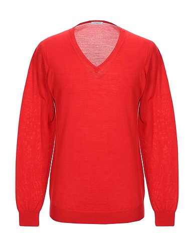 PAOLO PECORA Jumper Red 100% Wool