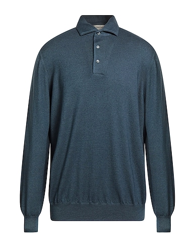 GRAN SASSO Sweater VINTAGE Slate blue 100% Virgin Wool