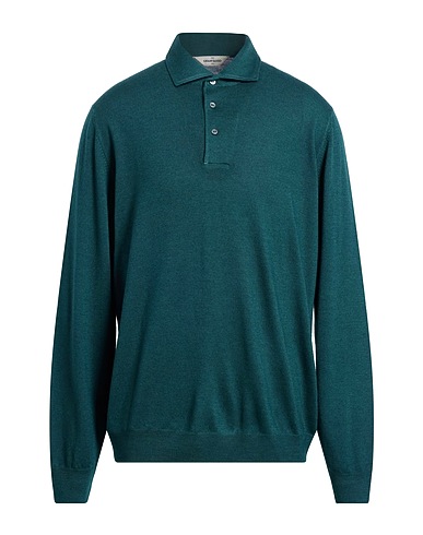 GRAN SASSO Sweater VINTAGE Dark green 100% Virgin Wool