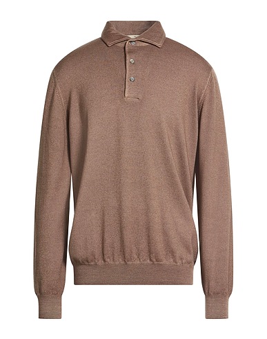 GRAN SASSO Jumper VINTAGE Chocolate brown 100% Virgin Wool