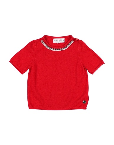 SIMONETTA Pull en cachemire Rouge 100% Cachemire, Polyuréthane