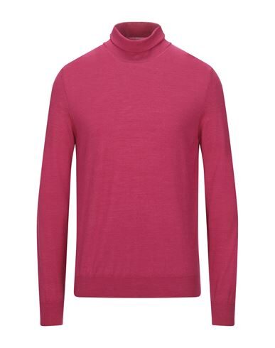 Vneck Turtlenecks In Fuchsia