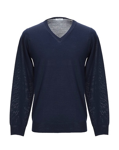 PAOLO PECORA Jumper Midnight blue 100% Wool