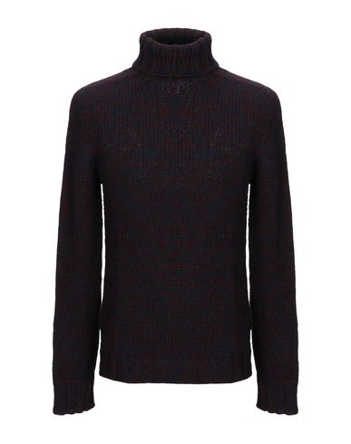 Alpha Studio Turtlenecks In Maroon
