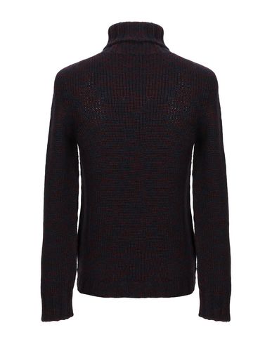Alpha Studio Turtlenecks In Maroon