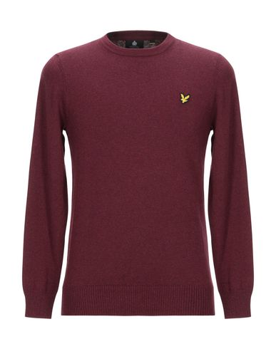Lyle & Scott Sweaters In Maroon