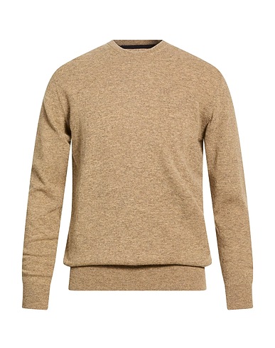 BARBOUR Jumper Khaki 100% Wool