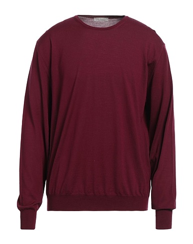 FILIPPO DE LAURENTIIS Jumper Plum 100% Merino Wool, Super 120s Wool
