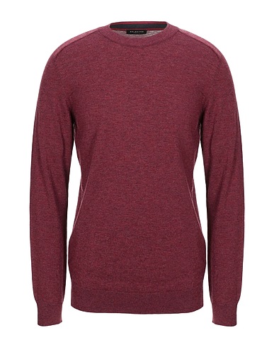 SELECTED HOMME Jumper Burgundy 90% Wool, 10% Silk
