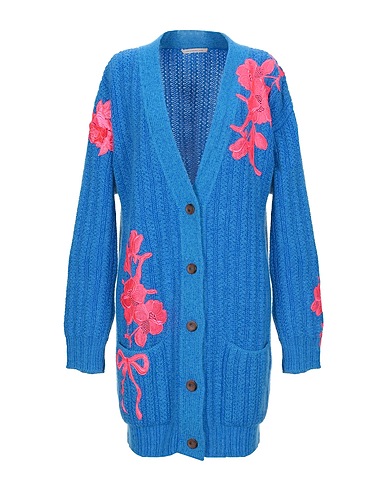 CHRISTOPHER KANE Cardigan Bright blue 63% Virgin Wool, 25% Mohair wool , 12% Polyamide