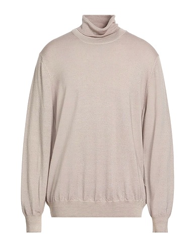 GRAN SASSO Polo neck VINTAGE Grey 100% Virgin Wool