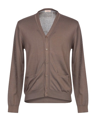 ALTEA Cardigan Light brown 100% Cotton