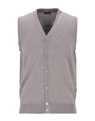 FERRANTE Cardigan Beige 100% Merino Wool