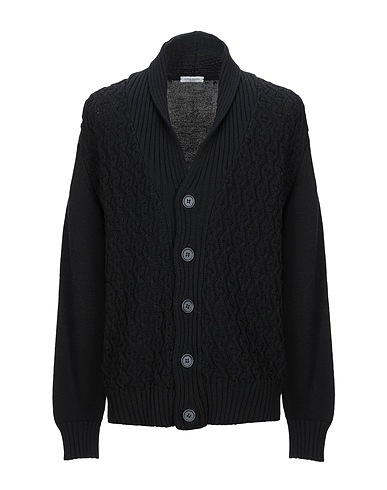 PAOLO PECORA | Black Men‘s Cardigan | YOOX