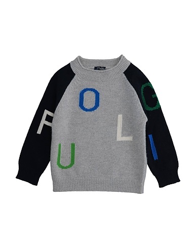 IL GUFO Sweater Grey 100% Virgin Wool