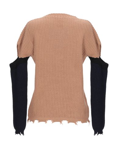 Shop P_jean Woman Sweater Camel Size L Polyamide, Viscose, Wool, Cashmere In Beige